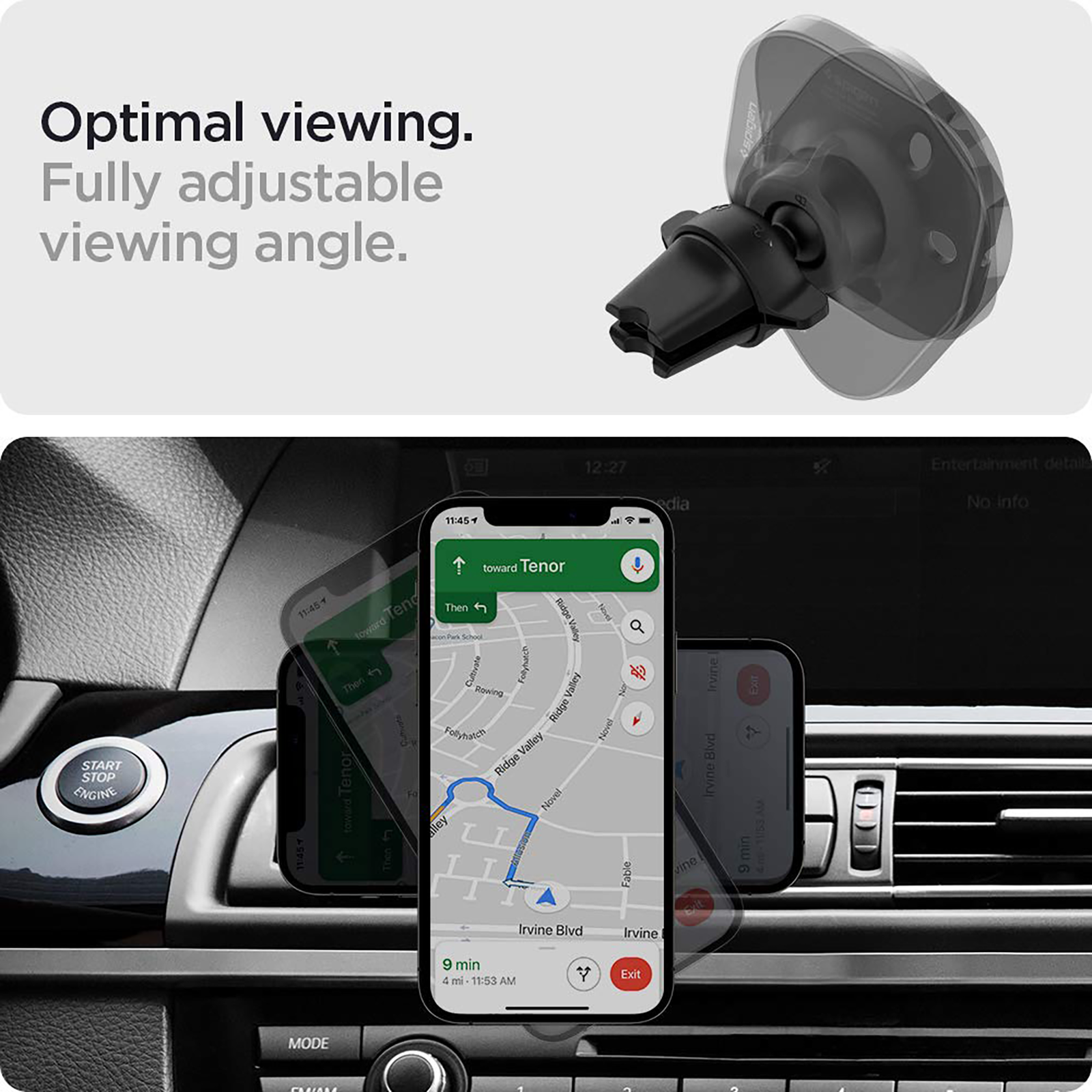 Buy Spigen Dashboard Mobile Holder (360 Viewing, ACP02791, Black) Online - Croma